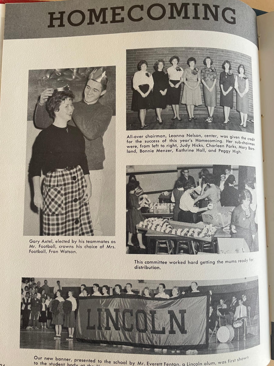 Photo from Totem 1961 (Lincoln yearbook -- the year listed on print edition of the newspaper is incorrect). Photo credit to Emma Campbell.