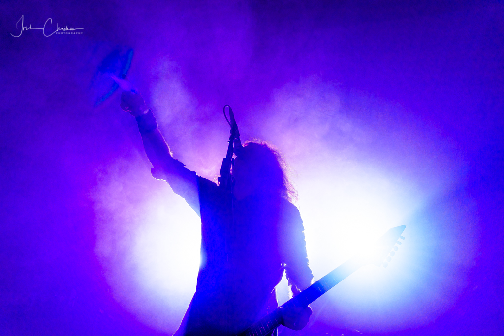 Sabaton preforming at a live show.  Photo credit to John Chaikin.