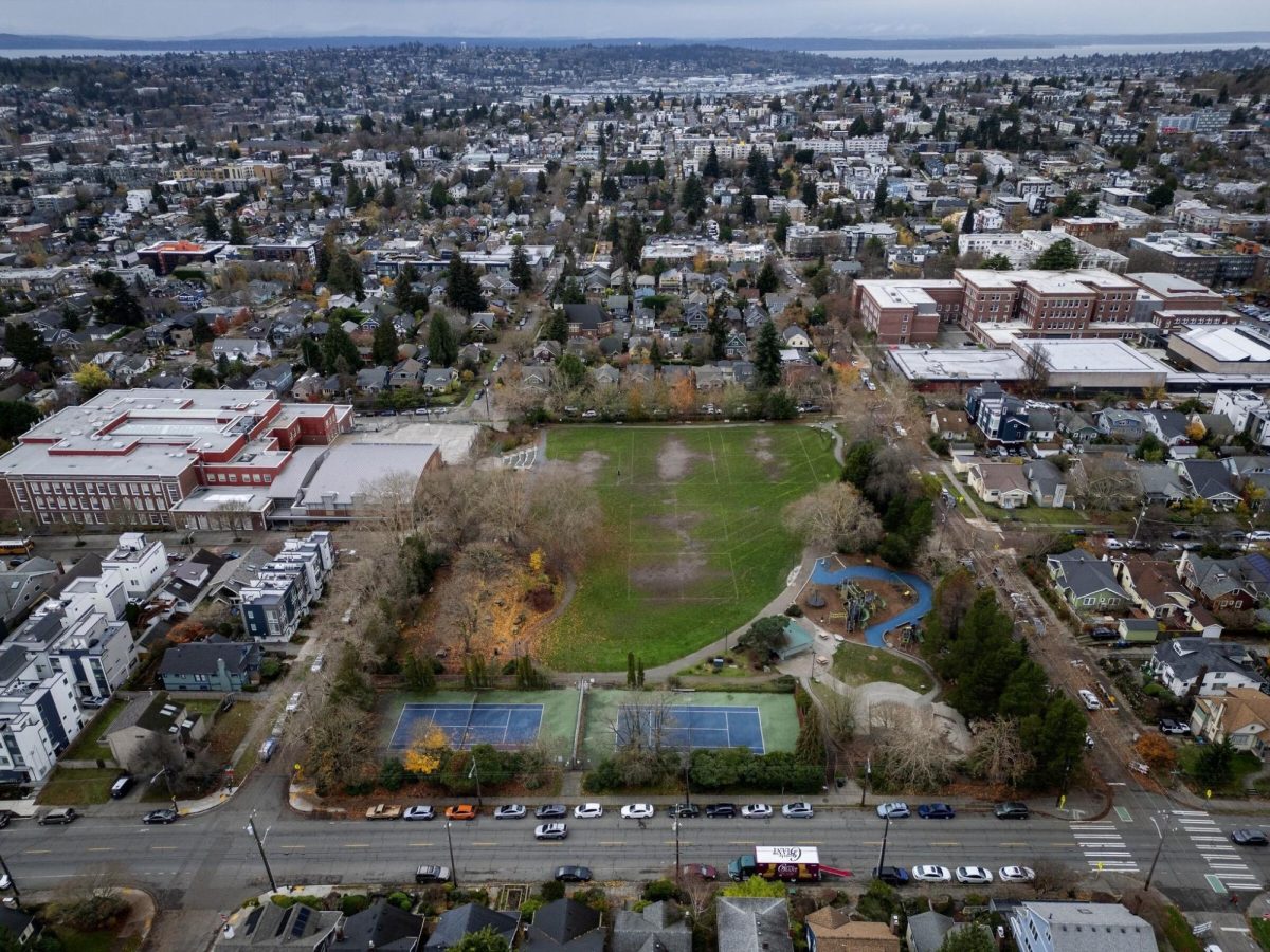 Wallingford playfield and the surrounding area. Photo credit to Ken Lambert.